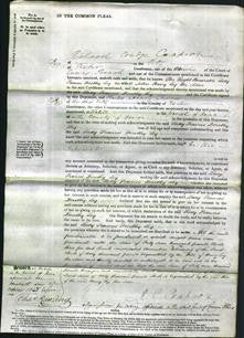 Court of Common Pleas - The Right Honorable Lady Frances Dorothy Ley-Original Ancestry