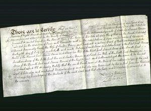 Deed by Married Women - Sarah Bowen-Original Ancestry