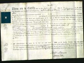 Deed by Married Women - Elizabeth Barber, Anna Maria Dutchinson-Original Ancestry
