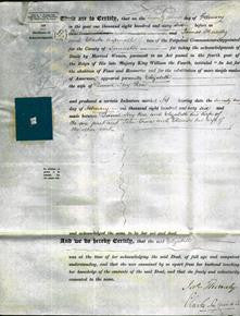 Deed by Married Women - Elizabeth Rea-Original Ancestry