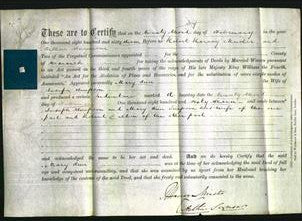 Deed by Married Women - Mary Ann Simpson-Original Ancestry