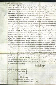 Court of Common Pleas- Charlotte Gilson-Original Ancestry