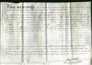 Deed by Married Women - Caroline Clive-Original Ancestry