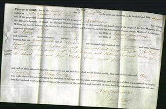 Deed by Married Women - Ann Lansbury and Betsy Emery-Original Ancestry
