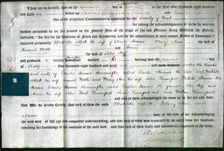 Deed by Married Women - Mahlda Sellick Starmer, Mary Ann Noble and Annie Staff-Original Ancestry