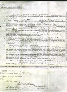 Court of Common Pleas - Martha Moxon-Original Ancestry