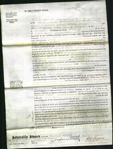 Court of Common Pleas - Mary Russell-Original Ancestry