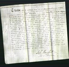 Deed by Married Women - Rachel Powell-Original Ancestry