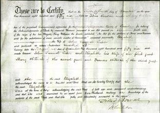 Deed by Married Women - Elizabeth Lister-Original Ancestry