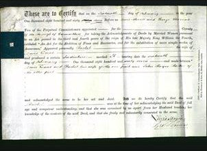 Deed by Married Women – Rachel Evans-Original Ancestry