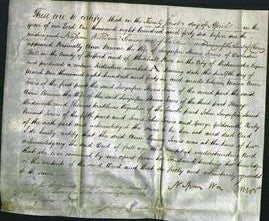 Deed by Married Women - Ann Bourne Jervis-Original Ancestry