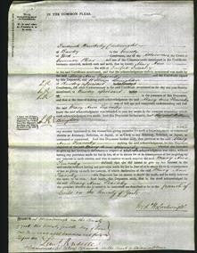 Court of Common Pleas - Mary Ann Fearnley-Original Ancestry