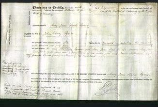 Deed by Married Women - Mary Jane Slack Rymer-Original Ancestry