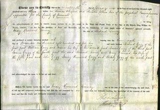 Deed by Married Women - Mary Kenwood Tinney-Original Ancestry