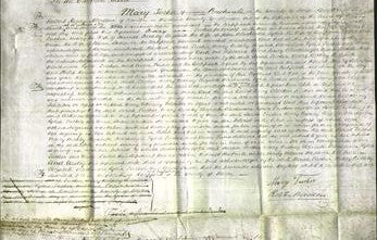Court of Common Pleas - Sarah Tucker, Mary Bickley, Elizabeth Blackmore, Lydia Tucker, Anne Snow-Original Ancestry