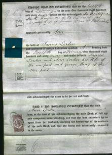 Deed by Married Women - Ann Lorden-Original Ancestry