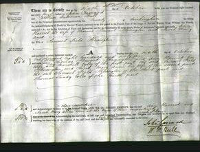Deed by Married Women - Ann Harriet Skerrington, Sarah Mary Anne Skerrington-Original Ancestry