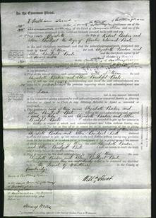 Court of Common Pleas - Elizabeth Baker, Ellen Bridget Bate-Original Ancestry