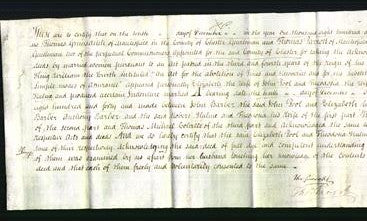 Deed by Married Women - Elizabeth Pool and Theodosia Hulme-Original Ancestry