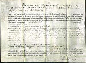 Deed by Married Women - Elizabeth Bartlett Workman-Original Ancestry