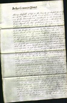 Court of Common Pleas - Keziah Anness-Original Ancestry