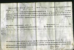 Deed by Married Women - Sarah Cross-Original Ancestry
