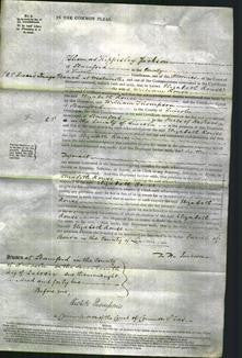 Court of Common Pleas - Elizabeth Rouse-Original Ancestry