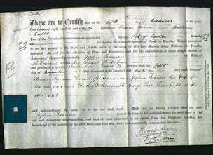 Deed by Married Women - Sophia Frances Shuldham-Original Ancestry