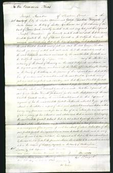 Court of Common Pleas - Charlotte Goodall-Original Ancestry