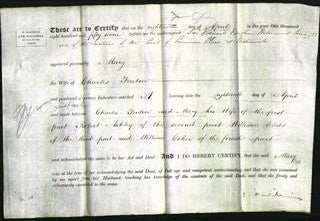 Deed by Married Women - Mary Fenton-Original Ancestry