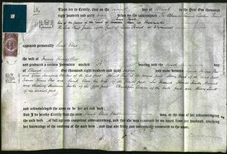 Deed by Married Women - Sarah Eliza New-Original Ancestry