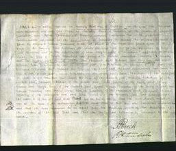 Deed by Married Women - Sarah Marshall-Original Ancestry