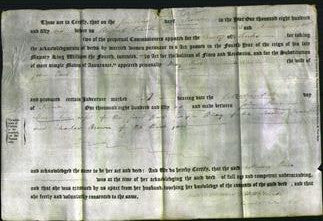 Deed by Married Women - Mary Parr-Original Ancestry