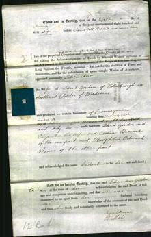 Deed by Married Women - Eliza Ann Gordon-Original Ancestry