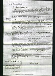 Court of Common Pleas - Mary Wilson-Original Ancestry