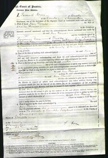 Court of Common Pleas - Ann Thomas-Original Ancestry