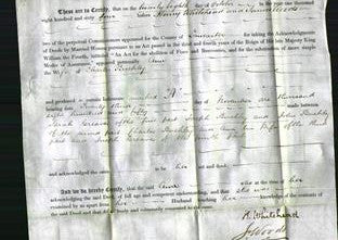 Deed by Married Women - Ann Buchley-Original Ancestry