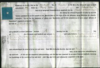 Deed by Married Women - Mary Fisher-Original Ancestry