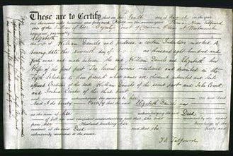 Deed by Married Women - Elizabeth Daniels-Original Ancestry